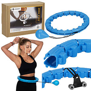 Обруч (хулахуп) масажний Springos з обважнювачем FA1071 Poland