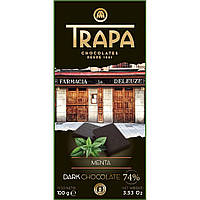 Шоколад чорний мятний Трапа TRAPA Choco Dark 74% 100 г