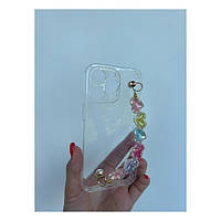Чехол-накладка Infinity Glamour Cute Love для iPhone 12 Pro Max Transparent