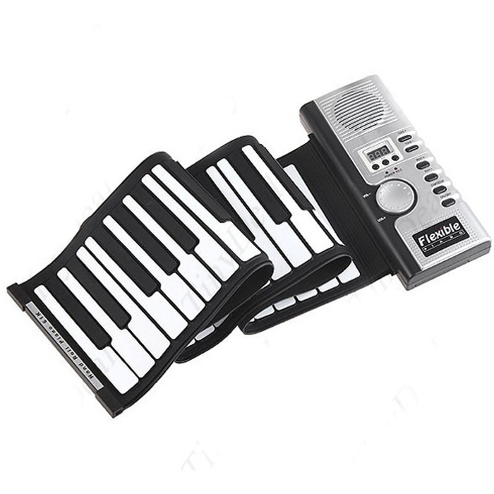 Гибкая MIDI клавиатура синтезатор пианино 61 кл - фото 1 - id-p2183286635