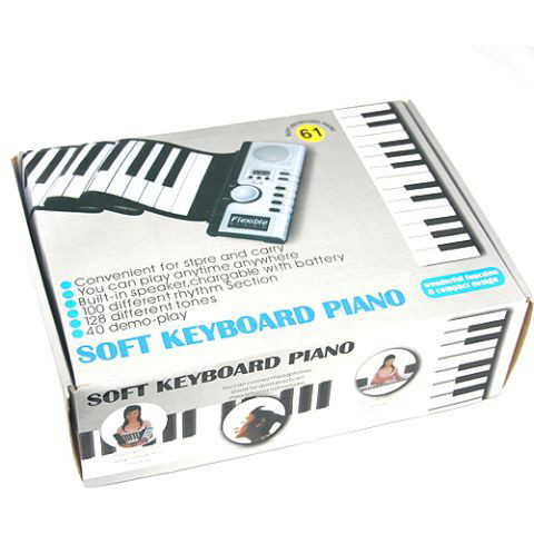 Гибкая MIDI клавиатура синтезатор пианино 61 кл - фото 5 - id-p2183286635