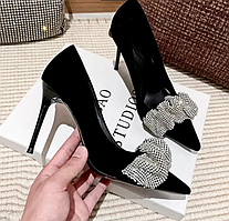 Ексклюзивні жіночі лодочки на шпильці замш 36р