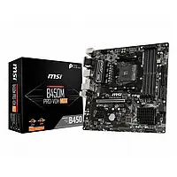 Материнcкая плата MSI B450M Pro-VDH Max Socket AM4