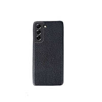 Чехол-накладка Infinity Funda для Samsung Galaxy S23 Plus Black из натуральной кожи