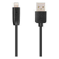 Дата-кабель Gelius One GP-UC117 USB (тато) - Lightning (тато), 1m Black