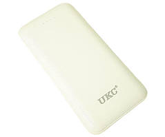 УМБ портативний зарядний Power Bank UKC LP303 10000 mah з вбудованими кабелями 6929