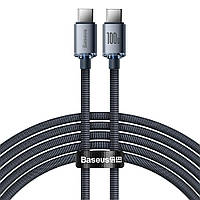 Дата-кабель Baseus USB Type-C (тато)  -  USB Type-C (тато) 2 м Black 100W (CAJY000701)