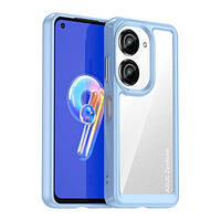 Чехол-накладка Infinity Coque Funda Clear Case для Asus Zenfone 9 Transparent Blue