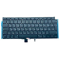 Клавіатура для ноутбука Apple MacBook Air 13 M1 (2020) A2337 (RU, Big Enter з підсвіткою) ()