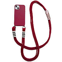 Чехол-накладка EpiK TPU two straps California для iPhone 13 Rose Red