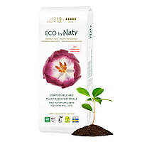 Послеродовые органические одноразовые женские прокладки ECO BY NATY, 10 шт в упаковке