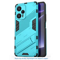 Чохол-накладка Infinity Punk Armor Camera cover для Xiaomi Poco F5 Pro Blue