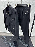 Чоловічий спортивний костюм HUGO BOSS D11975 чорний M, фото 3