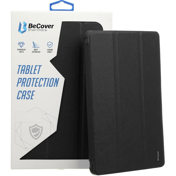 Чохол-книжка для планшета BeCover Tri Fold Soft TPU Silicone для Apple iPad Air 5 (2022) 10.9 Black (708509)