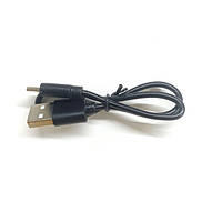 Кабель зарядный USB / Type-C 0.3m круглый Black (Оригинал с разборки) (БУ)