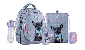 Шкільний набір Kite Education Studio Pets (рюкзак+пенал+сумка+ланчбокс+пляшка) SET_SP24-700M