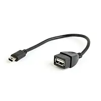 Переходник Cablexpert A-OTG-AFBM-002 miniUSB (тато) - USB (мама) Black