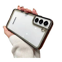 Чехол-накладка Infinity Silicon для Samsung Galaxy S22 Transparent Black