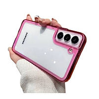 Чехол-накладка Infinity Silicon для Samsung Galaxy S23 Plus Transparent Pink