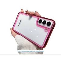 Чехол-накладка Infinity Silicon для Samsung Galaxy S22 Ultra Transparent Pink