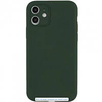 Чехол-накладка Infinity Maxcell Silicone Case Full Camera Protective для iPhone 13 Dark Green