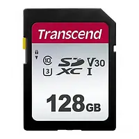 Карта памяти Transcend 300S TS128GSDC300S 128GB SDXC UHS-I U3