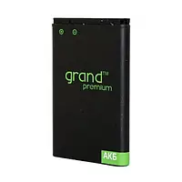 Аккумулятор к телефону Grand Nokia BL-4U Grand Premium Black 1000 mah