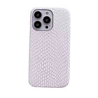 Чехол-накладка Infinity Texture Couro Reptile для iPhone 12 Pro Max White