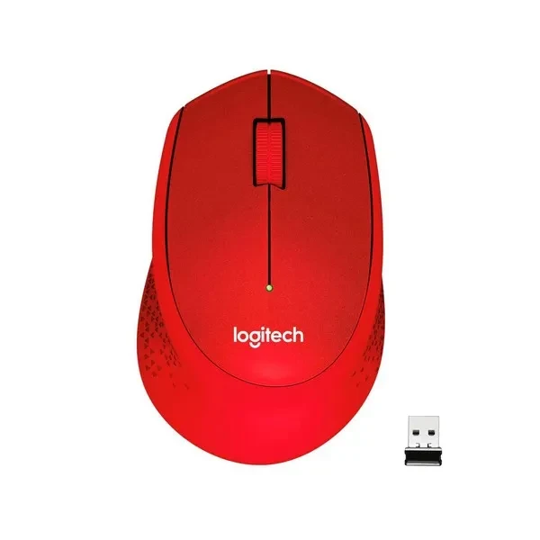 Мишка Logitech M330 Silent Plus Red бездротова