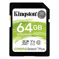 Карта памяти Kingston Canvas Select Plus SDS2/64GB 64GB SDXC Class 10 UHS-I