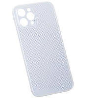 Чехол-накладка Infinity Heat Dissipation Breathable Cooling Case For iPhone 13 Pro Max White Сетка рассеяния
