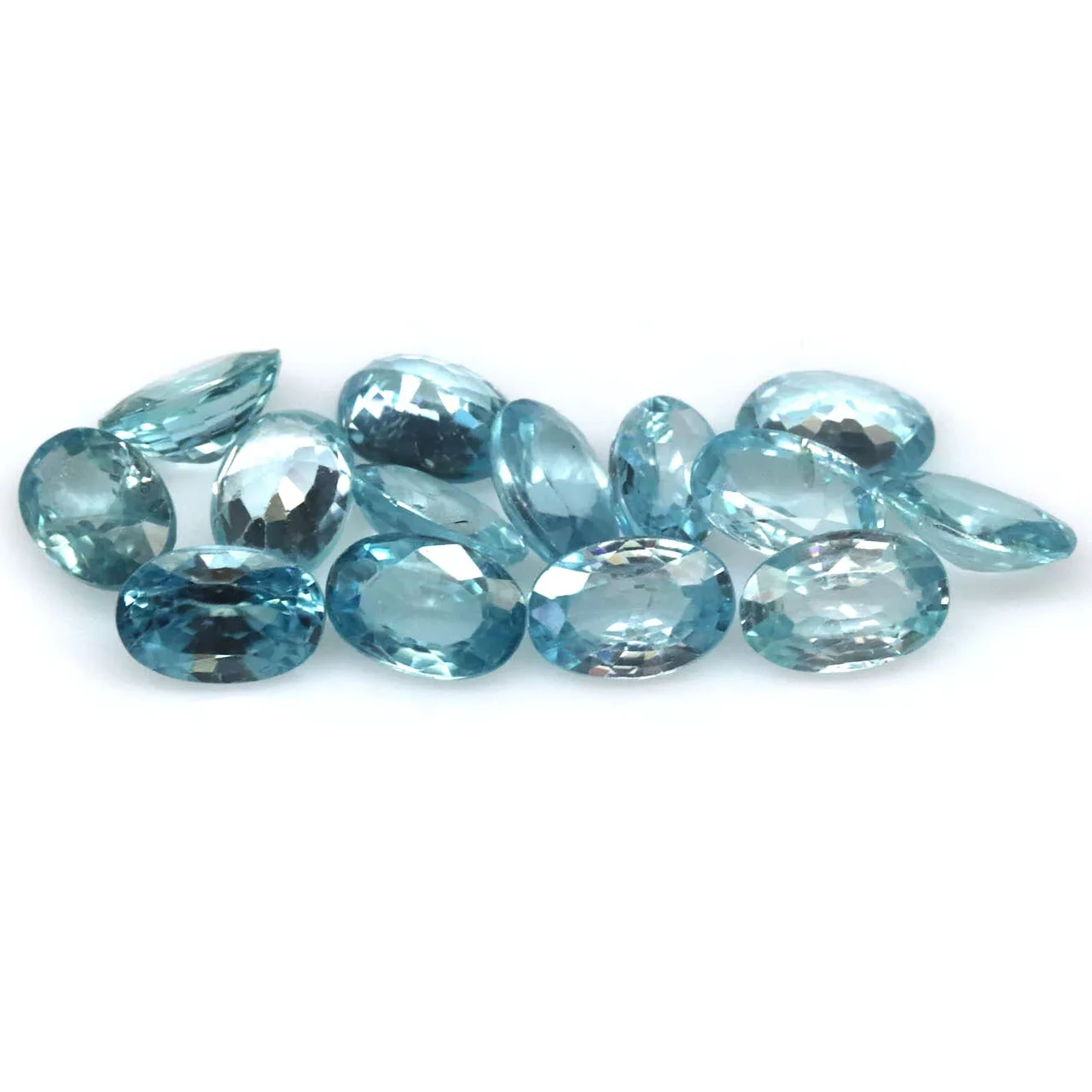 9.08 кт Природний циркон Камбоджі 14 шт. 6 х 4 мм.