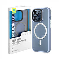 Чехол-накладка Blueo Skin Friendly Frosted Anti-Drop Case + Magnet для iPhone 13 Pro Max Blue