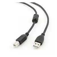 Дата-кабель Maxxter UF-AMBM-1M 1m USB (тато) - USB Type B (тато) Black