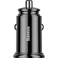 Автомобильный адаптер для телефона Baseus USB Car Charger USB 3.0 + USB-C 30W Black (CCALL-YS01)