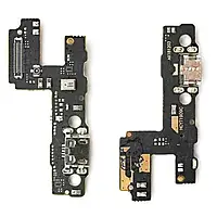 Шлейф Xiaomi Mi Play з конектором зарядки та компонентами (Оригінал з розбору) (БУ)