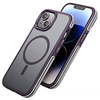 Чехол-накладка Hoco AirBag Magnetic Matte Case для iPhone 15 Violet