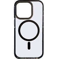 Чехол-накладка Hoco Transparent Magnetic Matte Case для iPhone 15 Plus Black