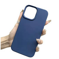 Чехол-накладка Infinity Silicone Case для Apple iPhone 15 Pro Max Midnight Blue