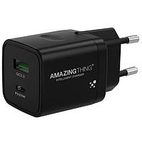 Адаптер питания для телефона AmazingThing Speed Pro 20W + QC 3.0 Charger Black