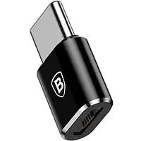 Переходник Baseus CAMOTG-01 USB Type C (тато) - microUSB (мама)