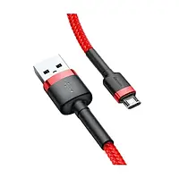 Дата-кабель Baseus Cafule CAMKLF-B09 1m USB (тато) - microUSB (тато) Red 2.4A