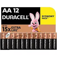 Батарейка Duracell MN1500 LR06 АА, 12 шт