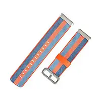 Ремешок для смарт-часов Amazfit Stratos (22 mm) текстиль Gray/Orange