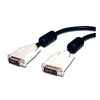 Відео-кабель Atcom 9149 DVI-I (тато) - DVI-D (тато), 5m Black White