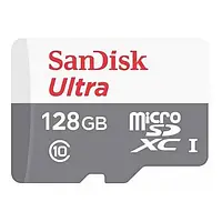 Карта памяти SanDisk Ultra SDSQUNR-128G-GN6MN Dark Gray 128GB microSDHC UHS-I