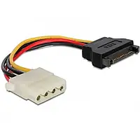 Кабель для компьютерных комплектующих Cablexpert CC-SATA-PS-M Picture Molex M - SATA, 0.15 м