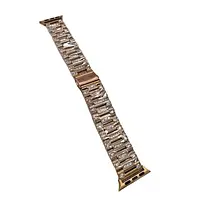 Ремешок для смарт-часов Infinity Apple Watch 38/40 mm Diamond Stainless Steel Bracelet (Type 1) Gold