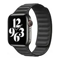 Ремешок для смарт-часов Infinity Apple Watch 38/40 mm Leather Link Black