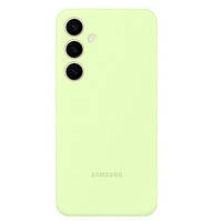 Чехол-накладка Samsung Silicone Case Galaxy S926 S24 Plus Light Green